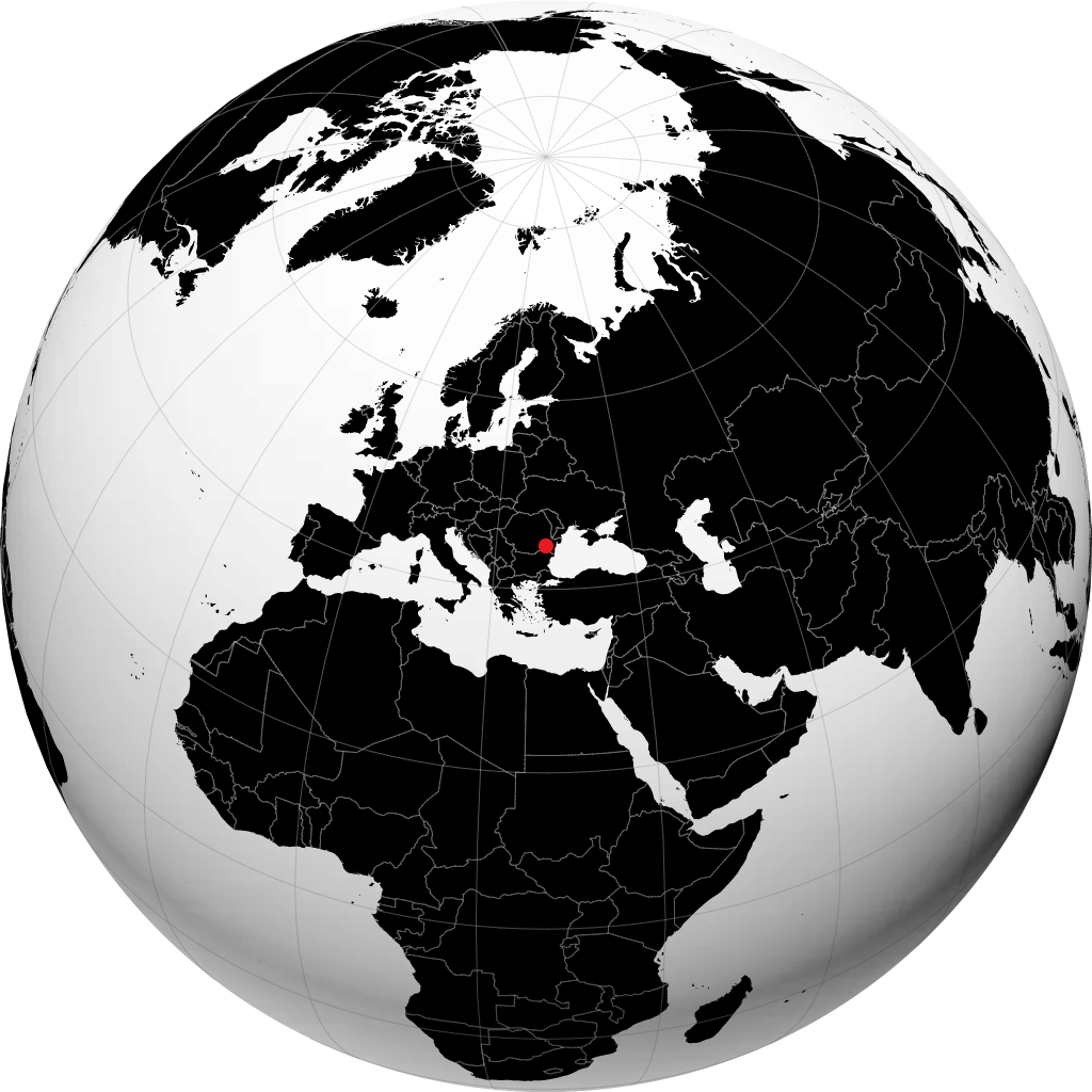 سلوبوزيا على الكرة الأرضية