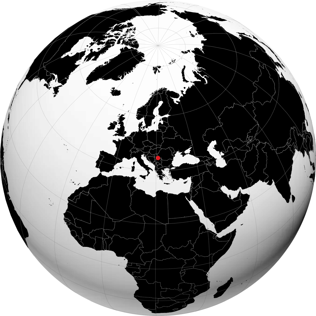 سميديريفو على الكرة الأرضية