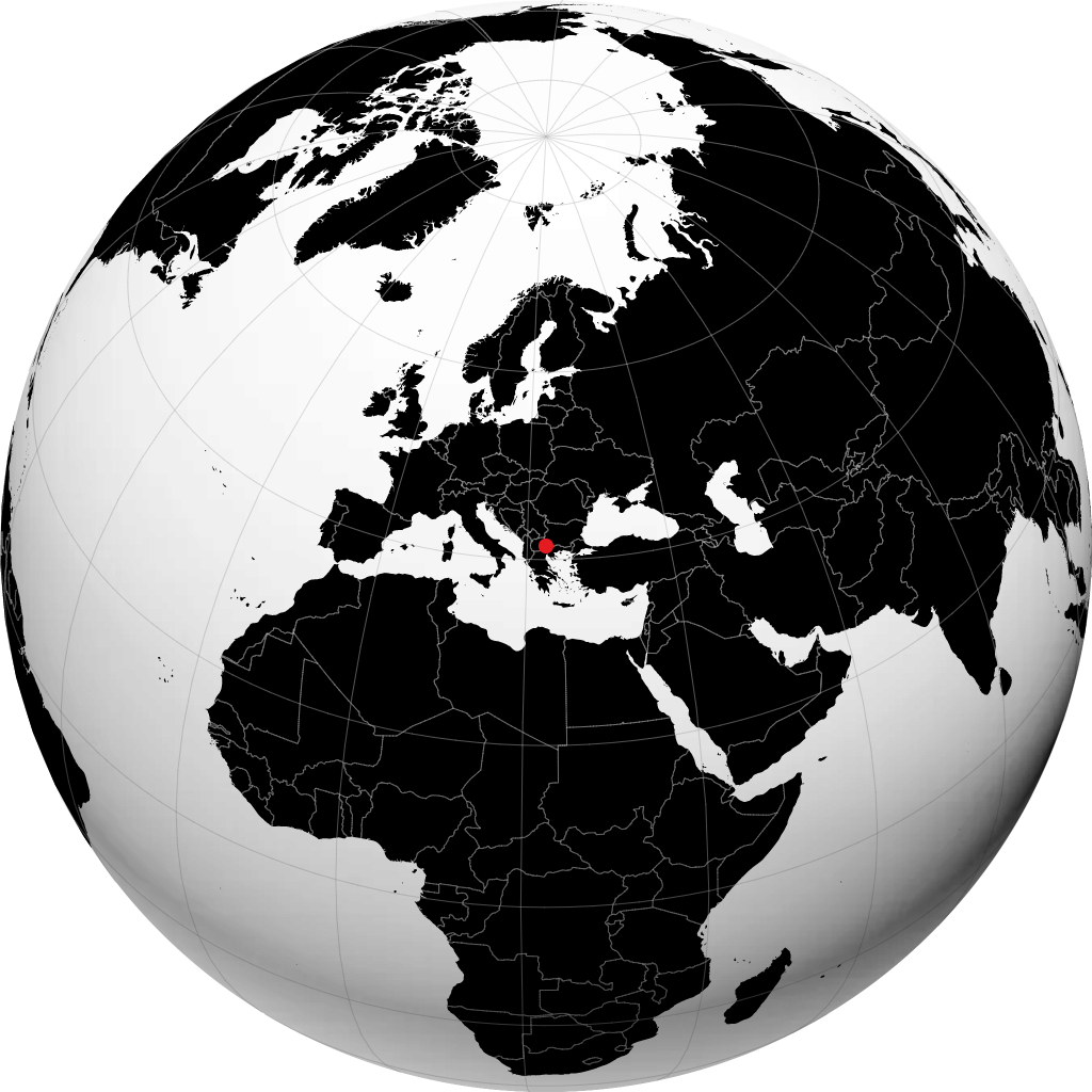 ستروميكا على الكرة الأرضية