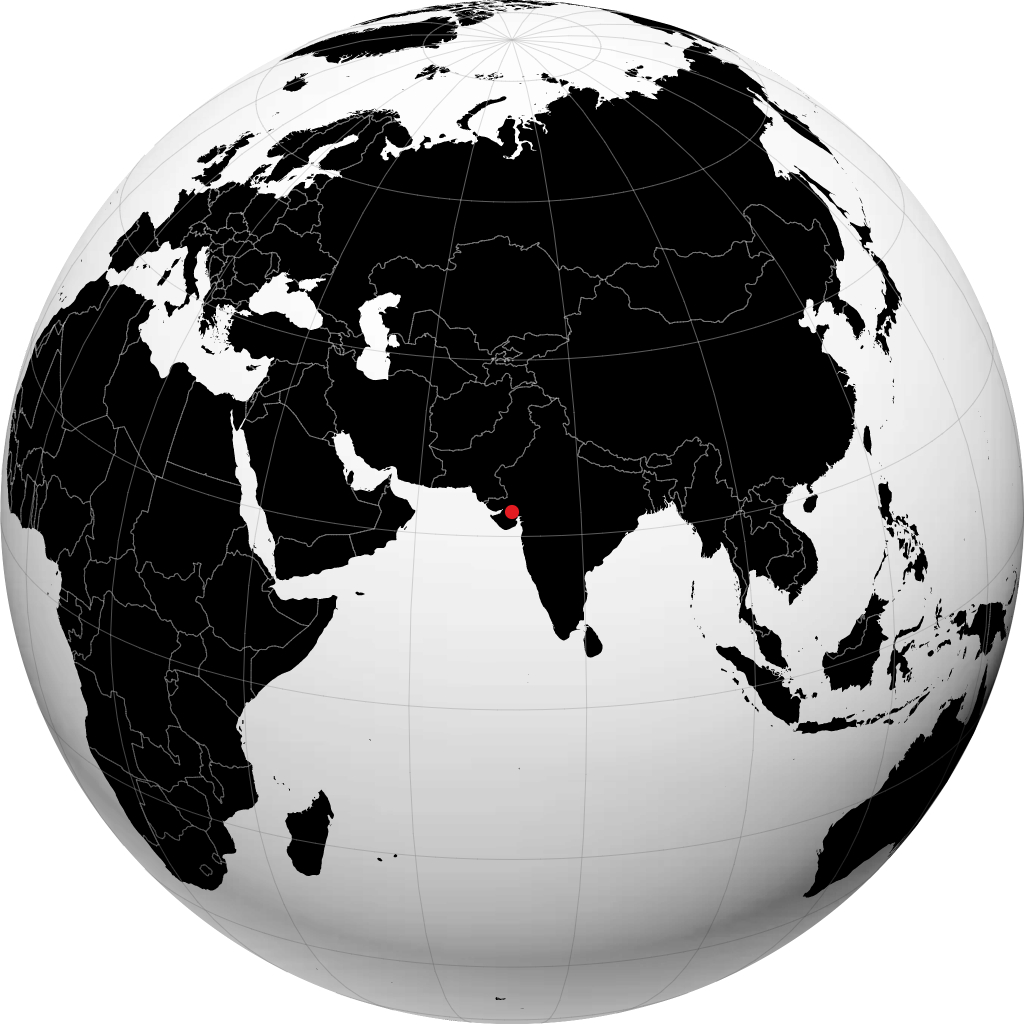سوريندراناغار على الكرة الأرضية