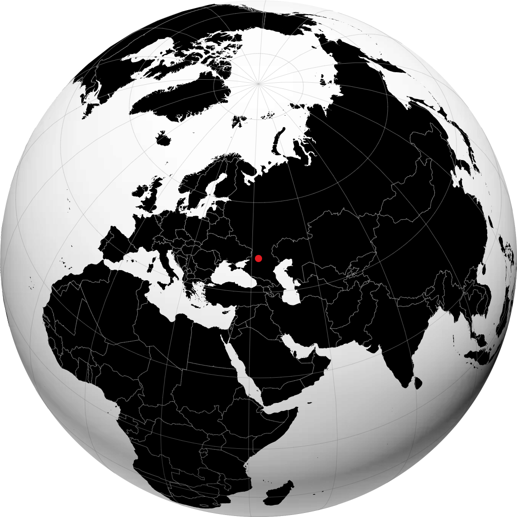 فولغودونسك على الكرة الأرضية