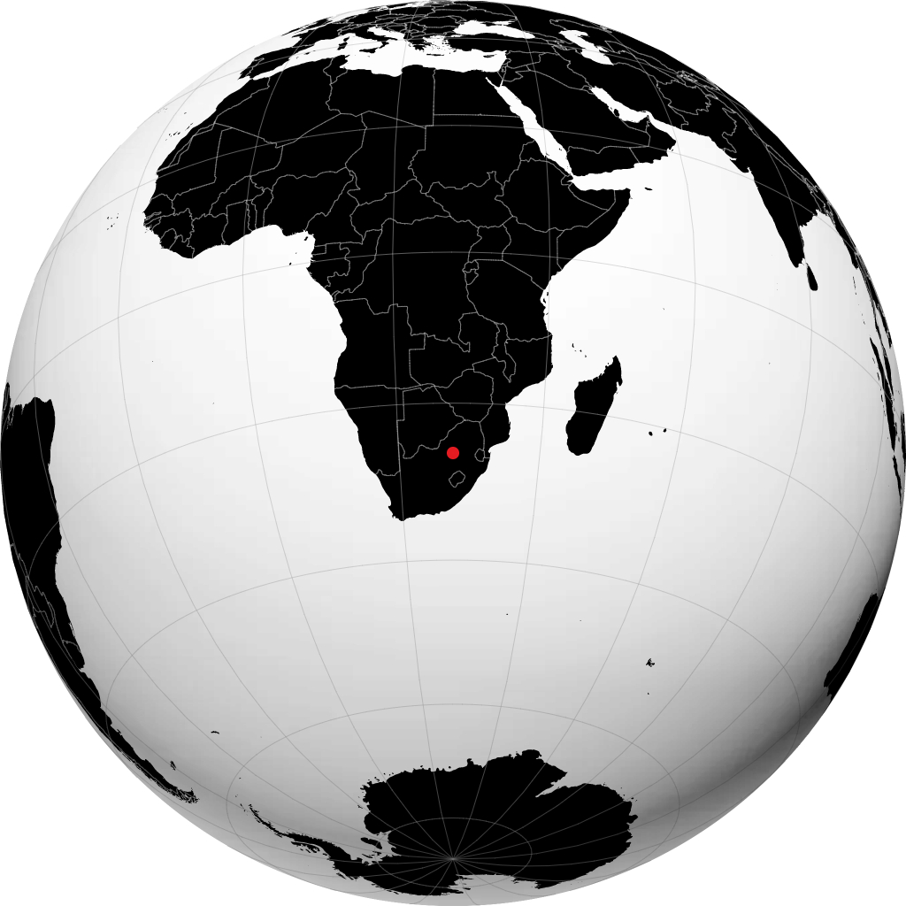 ويستوناريا على الكرة الأرضية