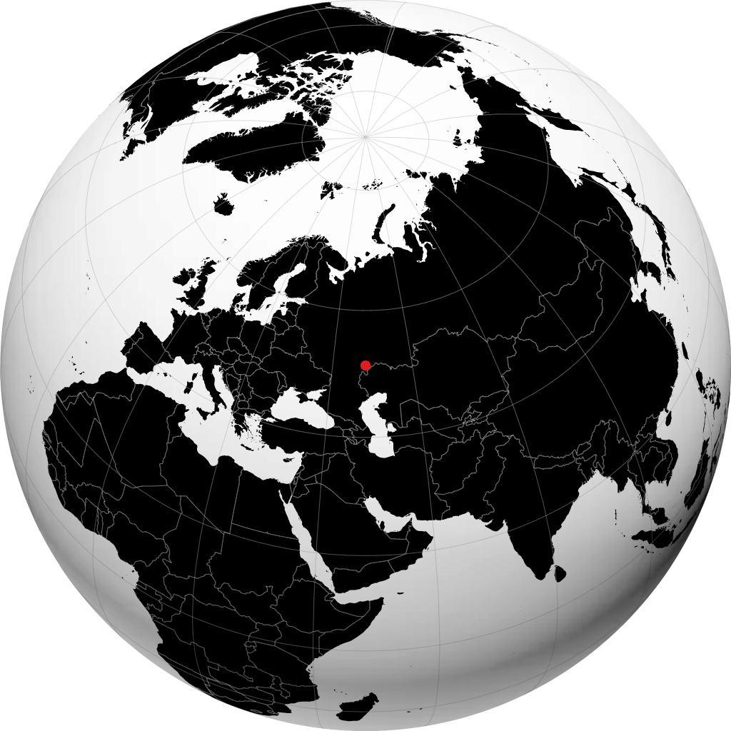 يرشوف على الكرة الأرضية