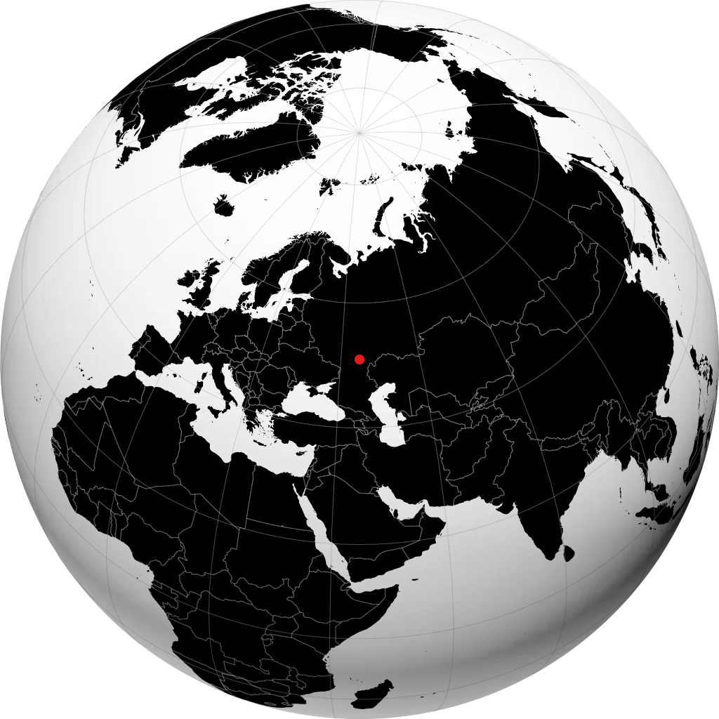 جيرنوفسك على الكرة الأرضية